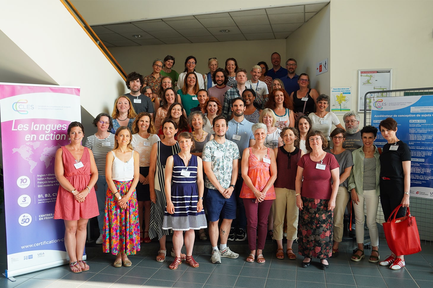 Photo de groupe des participants à l'accélérateur de conception de sujets CLES